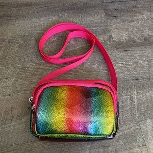 Rainbow sparkly crossbody